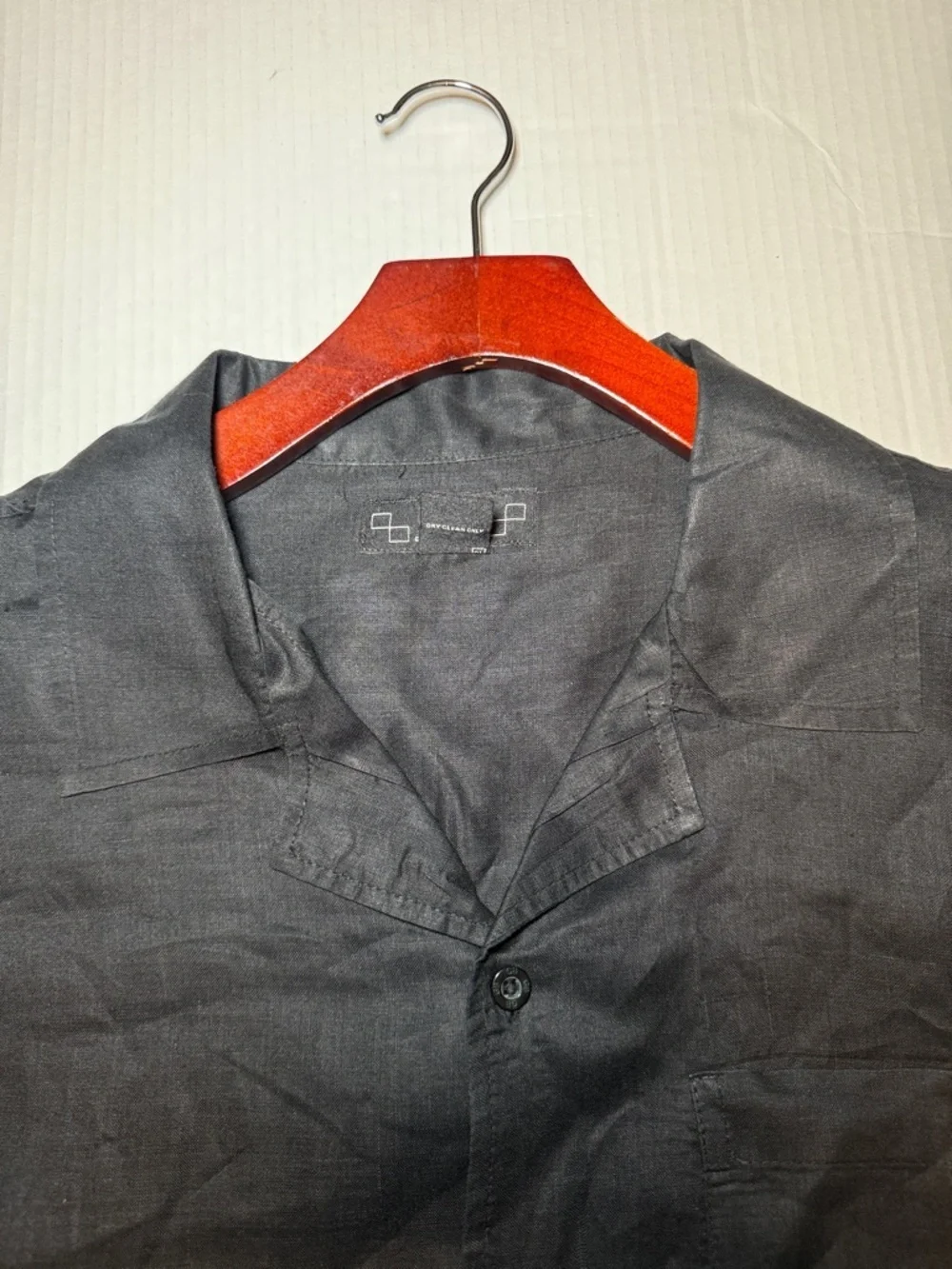 Godbody Collection LOT of 2 Tall Men's Linen Button Up Shirts XL